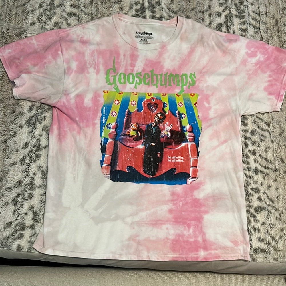 Goosebumps Women TieDye T-Shirt XL